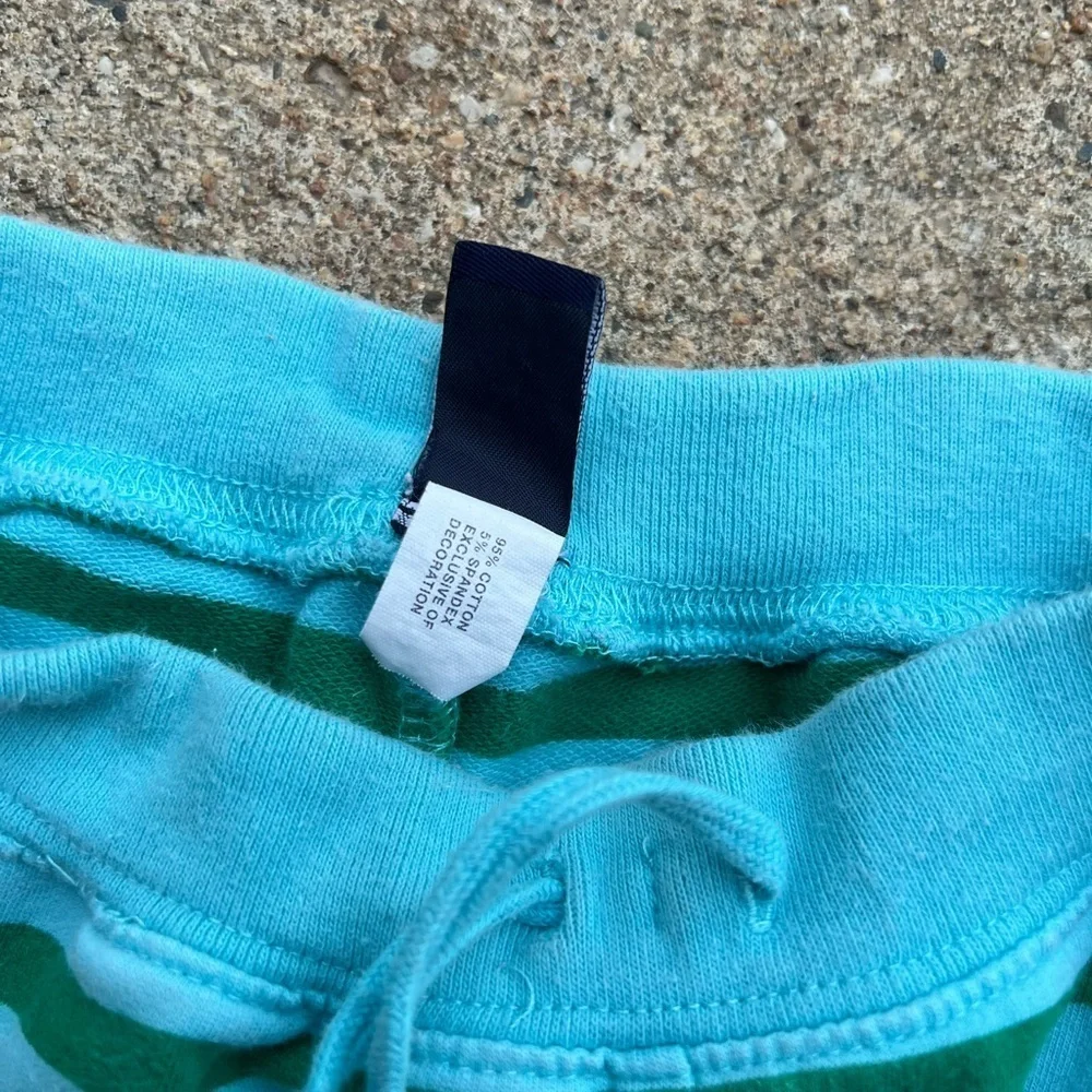 GAP Striped Kids flare/boot Pants - Blue and Green